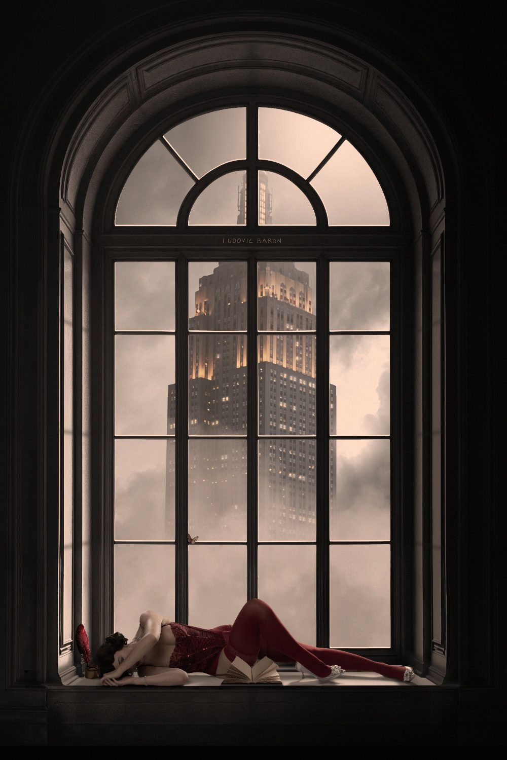 « La parisienne à new york », photographie d'art de Ludovic Baron