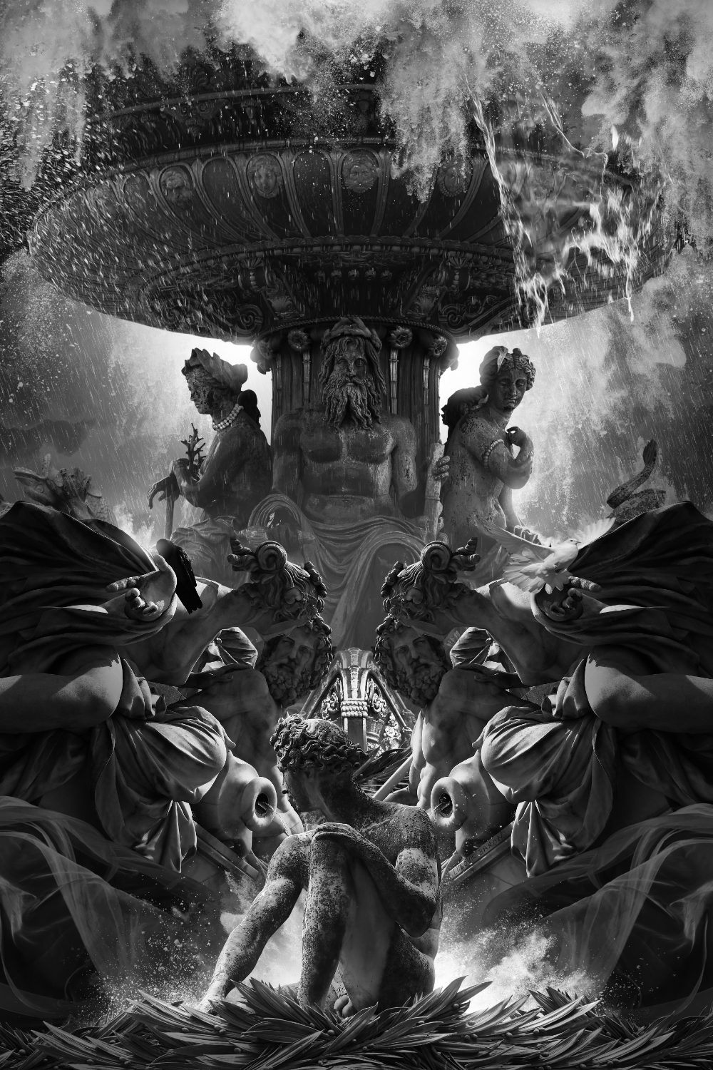 « La source et le pouvoir », photographie d'art de Ludovic Baron