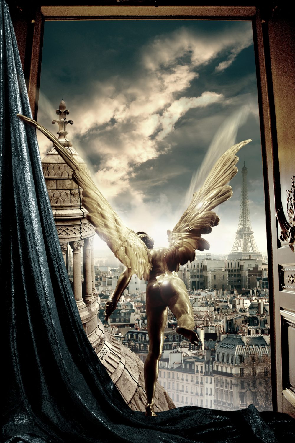 « Un ange s'évade », photographie d'art de Ludovic Baron